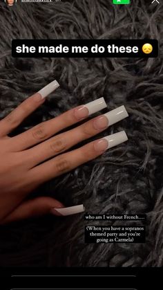 Nails From The 90s, 90s Nails French Tips, Duck French Tips, Old School French Tip Nails, 2000s French Tip Nails, 90s French Tip, French Tip Nails Y2k, Oldies Nails, 90s French Tip Nails