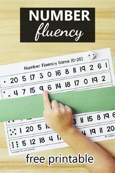 the number flueny game is being used to teach children how to use it