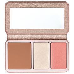 An all-in-one, three-well face palette featuring bronzer, highlighter, and blush for a touch of getaway warmth and glow.Ingredient Callouts: Free of parabens. It is also cruelty-free.What Else You Need to Know: This essential trio delivers a lightweight, buttery feel and seamless blend, illuminating all skin tones for a long-lasting, natural radiance. With easy-to-apply and buildable formulas, the luxe, portable glam compact provides an unbeatable one-and-done solution for a subtle to supercharg Anastasia Brow Wiz, Batons Matte, Face Palette, Anastasia Beverly Hills Makeup, Tamarindo, Bronze Gold, Italian Summer, Makeup Reviews, Sunset Beach