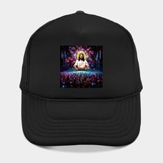 Dj Jesus Playing In A Rave -- Choose from our vast selection of Trucker hats to match with your favorite design to make the perfect custom graphic Hat. Customize your color! For men and women. Music Love, Trucker Hats, Trucker Hat, Dj, The Selection, Jesus, Men And Women, For Men, Hats