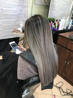 Ash Blond On Black Hair, Cool Toned Blonde Hair Asian, Asian Hair Dye Ideas Colour, Ash Toned Hair, Ash Blonde Balayage Straight Hair, Asian With Blonde Balayage, Icy Balayage Brunettes, Balayage Hair Cool Tone, Asian Ash Blonde Hair