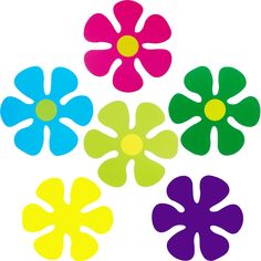 PRICES MAY VARY. Mini retro flower cutouts: the package comes with a set of 60 pieces flower shaped cutouts in total, there are 6 colors, each color contains 10 pieces of flower cutouts, enough to meet your needs Double-side printed: the retro flower cutouts are made of paper card that is printed on both sides, the bright color on the flowers is not easy to fade, can use for a long time Dimension: these flower shaped cutouts measure approx. 11 cm/ 4.33 inches in diameter, moderate in size and wi Flower Stencil Patterns, سبونج بوب, Hippie Party, Hippie Room Decor, Hippy Room, Flower Magnets, Craft Home, Hippie Flowers, Flower Stencil