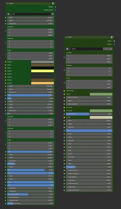 an image of a computer screen with many different colors and numbers on the screen, including green