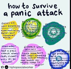 panic attack survival chart Panic Attack Symptoms, Homeopathy Medicine, How To Survive, Positive Life, Just In Case, Garage