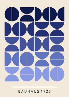 Dynamic Shapes Design, Bauhaus Design Pattern, Abstract Illustration Geometric, Design Grid System, Geometry Aesthetic, Bauhaus Poster Design, Two Color Design, Line Pattern Design