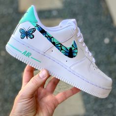 Diy Nike Shoes, Butterfly Shoes, Personalized Shoes