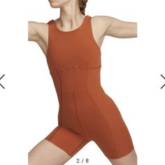 Brand New, Never Worn, Without Tags Originally From Nordstrom For $115 And Since Sold Out. Nike Dri-Fit Yoga Romper Size Women's Medium Burnt Orange/ Rust Color Knotted Strappy Design On The Back Ribbed Detail On Sides Bundle And Save! Approximate Flat Lay Measurements (Unstretched) 12" Bust 11.5" Waist 5" Inseam 30" Total Length Brown Fitted Sleeveless Activewear, Sleeveless Orange Activewear For Summer, Fitted Sleeveless Orange Activewear, Orange Fitted Summer Activewear, Vintage Romper, Fitted Jumpsuit, Cotton Romper, Sleeveless Rompers, Sleeveless Jumpsuits