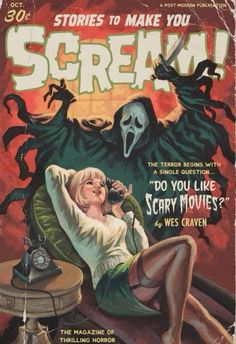 Scream Vintage, Scream Poster, Helloween Wallpaper, Best Movie Posters, Horror Artwork, Scream Movie, Horror Posters, Horror Movie Art, Classic Horror Movies