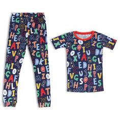 The Children's Place Baby and Toddler Unisex Tight Fitting Letters Short Sleeve and Long Pant 2-Pack Pajamas Size: 4T.  Color: Blue.  Age Group: infant. Baby And Toddler, Size 4t, Childrens Place, Long Pants, 2 Pack, Baby Toddler, Pajama Pants, Baby Clothes