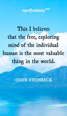 the quote john steineck about being an individual and having fun with his friends in the world