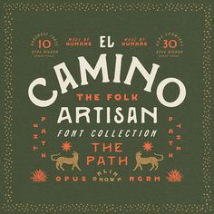 an image of a book cover with the title'el camino, the folk artisan