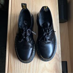 Very Good Condition! I Love These Shoes But They Are Too Big. Worn Only A Few Times. Cute Ribbon Laces. Doc Marten Loafers, Doc Martens Loafers, Platform Doc Martens, Ribbon Laces, Cute Ribbon, Doc Marten, Shoes Platform, Dr Martens Shoes, Lace Ribbon