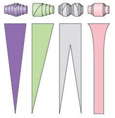 an image of different colored paper objects on the web page for this article, you can see them in multiple colors