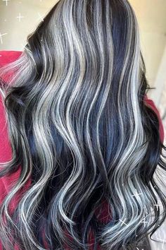 Grey Hair Styles, Under Hair Color, Silver Gray Hair, Ash Blonde Hair Balayage, Gray Hair Women, Silver Hair Highlights, Fall Blonde Hair Color, Partial Highlights, Blonde Highlights On Dark Hair