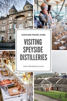 scotland travel guide visiting speyside distilleries with wine glasses on the table