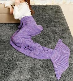 Discount code: frillsandhorses Knitted Mermaid Tail Blanket, Crochet Mermaid Blanket, Mermaid Tail Blanket Crochet, Bed Wrap, Knitting Blanket, Mermaid Tail Blanket, Handmade Mermaid, Crochet Mermaid, Bedding Ideas