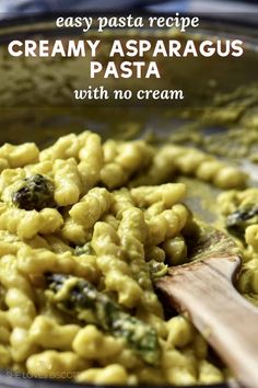 creamy asparagus pasta with no cream is an easy and delicious side dish that can be made in less than 10 minutes