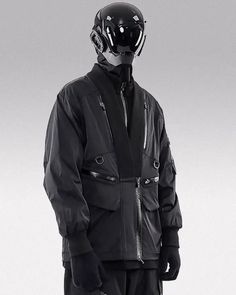 Discover the sleek Techwear Kimono "Akata", a blend of modern utility and traditional aesthetics. Shop now and redefine your streetwear game! Black Futuristic Outerwear For Urban Adventures, Futuristic Black Outerwear For Urban Adventures, Cyberpunk Style Black Sports Outerwear, Cyberpunk Black Sports Outerwear, Cyberpunk Black Outerwear For Sports, Futuristic Black Outerwear For Streetwear, Cyberpunk Fitted Outerwear For Streetwear, Futuristic Black Outerwear With Multiple Pockets, Fitted Cargo Pocket Outerwear For Streetwear