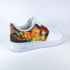 Demon Slayer Kimetsu no Yaiba - Zenitsu Air Force 1 Custom Unique Shoes