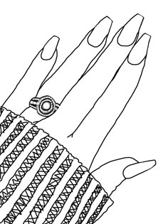 Hand Drawing With Nails, Coloring Nails Drawing, Coloring Nails, Drawing Of Nails, Nail Printable, Draw Nails, How To Draw Nails, Happy Coloring Pages, Coloring Page Printable