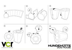 instructions for how to use the hundehute dog house from vcr com