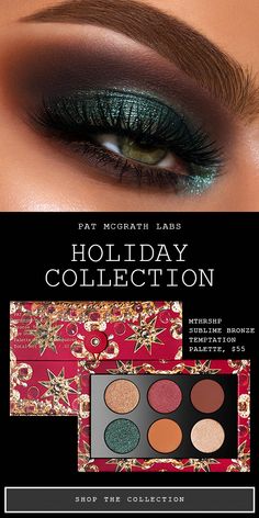 Party Makeup Green Eyes, Party Makeup Ideas, Smokey Eyeshadow Looks, Sparkle Eye Makeup, Holiday Eye Makeup, Holiday Eyeshadow, Holiday Eye, Show Makeup