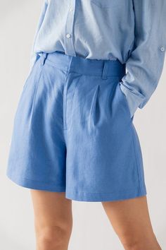 Our Lennon linen shorts are lightweight and so comfortable. They pair with any tank or top for an effortless look. Perfect for wearing casually or dressing up. Details: 55% Linen 45% Viscose Relaxed fit Elastic Waistband Back Summer Wide Leg Shorts With Built-in Shorts, Linen Bermuda Shorts With Built-in Shorts And Relaxed Fit, Casual Linen Shorts For Day Out, Relaxed High-waisted Shorts For Spring, Relaxed High-waisted Summer Shorts, Summer Linen Bermuda Shorts, Linen Bottoms With Built-in Shorts, Solid Color Summer Shorts With Relaxed Fit, Relaxed Summer Bottoms With Built-in Shorts