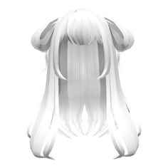 Roblox Hairstyles, Roblox Hairs, Side Buns, Sanrio Outfits, Roblox Png, Pelo Cafe, Roblox Hair