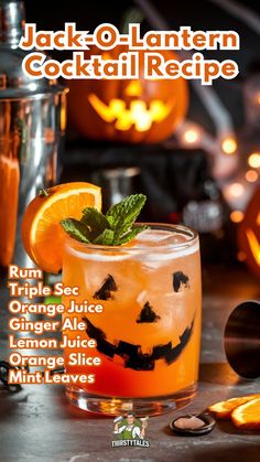 the jack o lantern cocktail recipe