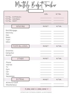 a printable mother's babysith tracker is shown in pink and white