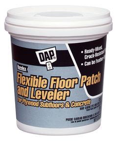 dap flexible floor patch and leveler for wood floors & concretes, 5 gallon