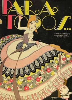 an old fashion magazine cover with a woman riding on the back of a large elephant