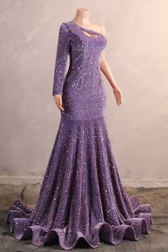 एक कंधे बैंगनी प्रोम कपड़े सेक्विन मरमेड लंबी शाम औपचारिक कपड़े Prom Dresses Sequin, Gowns Dresses Evening, Purple Prom Dresses, Evening Formal Dresses, Cheap Formal Dresses, Dresses Sequin, Purple Prom, Formal Prom Dresses, Long Formal Gowns