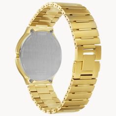 The newest member of the Citizen Stiletto collection, this unisex watch features a unique asymmetrical case design for a bold, modern style that can’t be missed. For anyone looking for a luxury watch that will stand out from the crowd, this is perfect. Diamond Cuff Bracelet, Pearl Bracelet Gold, Gold Rings Stackable, Diamond Fashion Rings, Eco Drive, Stand Out From The Crowd, Childrens Jewelry, Sterling Silver Hoop Earrings, Case Design