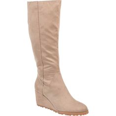 Size: 10 Xwc Size Type: Regular Style: Heeled Boot Width: Color: Beige Pattern: Solid Occasion: Casual Details: Padded Boot Height: 14 Heel Type: Wedge Heel Height: 3 Shaft Size: Knee High Toe Type: Almond Insole Material: Man Made Lining Material: Man Made Outsole Material: Man Made Upper Material: Micro Suede Care Instructions: Spot Clean Only Shoe Information: New In Box Sku: 528430106 Mpn: Parker-Tau-100xwc - Please Note: - All Images Are Stock Images. Colors May Vary Slightly Extra Wide Calf Boots, Knee High Wedge Boots, High Boots Outfit, Wedge Heel Boots, High Wedges, Wide Calf Boots, Only Shoes, Classic Boots, Wide Calf