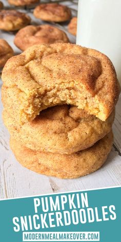 Pumpkin snickerdoodle cookie with a bite taken out of it. Pumpkin Snickerdoodle Cookie Recipe, Pumpkin Snickerdoodle Cookies, Pumpkin Snickerdoodles, Pumpkin Sugar Cookies, Snickerdoodle Cookie, Pumpkin Cookie Recipe, Snickerdoodle Recipe, Pumpkin Cookie, Snickerdoodle Cookies