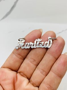 ❤️ Real 925 Sterling Silver pendant Name plate   ❤️ 44m long  ❤️ Women's name plate Maritza  ❤️ Fine Jewelry  Checkout my other jewelry  ❤️ Dije de Plata 925  ❤️ Dije de mujer  ❤️ Maritza   ❤️ Joyería fina  SKU 051894 ❤️ Real 925 Sterling Silver pendant Name plate   ❤️ 2" long  ❤️ Men's name plate Lionardo   ❤️ Fine Jewelry  Checkout my other jewelry  ❤️ Dije de Plata 925  ❤️ Dije de hombre ❤️ Lionardo  ❤️ Joyería fina  SKU 051894 Women Names, Name Plate, Sterling Silver Pendant, Houston Tx, Rings Statement, Sterling Silver Pendants, Silver Pendant, Favorite Jewelry, Statement Rings