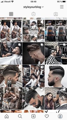 Men Profile, Profile Instagram, 16 Tattoo, Male Profile, Barbershop Design, Best Barber