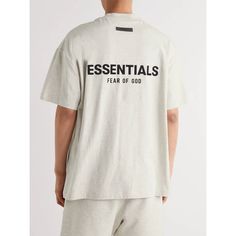 Essentials Tshirt, God Light, Essentials Fear Of God, Christian Shirts Designs, Shirt Outfit Men, Fits For Summer, Fear Of God Essentials, Fear Of God, Mens Tee Shirts