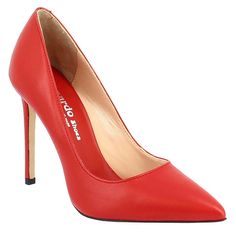 Elegant high heel pumps for women

 Red brushed leather



 Heel height: 10cm





 Leather sole



 Handcrafted



 Made in Italy



 Composition:

 Upper: 100% Leather
 Bottom: 100% Leather
 Lining: 100% Leather
 Insole: 100% Leather Elegant High Heels, High Heel Pumps, Handmade Shoes, Elegant Woman, Women's Pumps, Shoes Online, Pump Shoes, Leather Heels, Shoe Brands