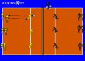 an old computer game showing people playing tennis