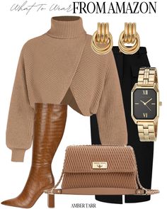 Fall Chic Outfits, Chic Fall Outfit, Fall Chic, Amazing Dresses, Outfit Inspired, Brown Outfit, Chic Outfit