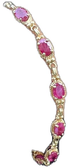 Gold Oval Ruby Bracelets, Oval Gold Ruby Bracelets, Oval Ruby Bracelet In Gold, Ruby Bracelet, Doll Jewelry, Ruby, Yellow Gold, Ships, Collage