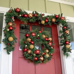 A lighted Christmas wreath is a must have if you want to impress your guests during the holidays, and this one of a kind holiday wreath is sure to meet those expectations. The Christmas Classic wreath is a pre-lit, remote-controlled, battery-operated Christmas Wreath with 50 LED mini lights. 30 in. from tip to tip, the Christmas Classic xmas wreath features a handcrafted design complete with festive red and gold ornaments to give a modern touch on traditional Christmas wreaths. Our life-like art Battery Operated Christmas Wreath, Lighted Christmas Wreath, Classic Wreath, Christmas Wreaths With Lights, Lighted Wreaths, Decorated Wreaths, Artificial Christmas Wreaths, Mini Lights, Christmas Classic