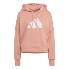 (WMNS) adidas Future Icons Logo Hoodie 'Pink' H24082 Sky E, Adidas Sweatshirt, Adidas Hoodie, Adidas Sportswear, Feeling Good, Adidas Sport, Pink Adidas, Pink Hoodie, Sportswear Women