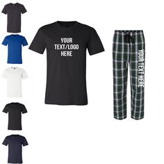 Pajama Set includes 1 3001 Bella  Short Sleeve Shirt in black, navy, white, dark grey heather, or royal blue with Custom Print in front. ( if no color is specified in your order, we will use the black shirt shown in the main image as the default color) 1 Pair of pants in shown color in the main image with front print on left leg. FOLLOW THESE STEPS FOR A SMOOTH PROCESS. YOU WILL BE LEAVING SOME OF THE REQUIRED INFORMATION IN THE NOTES TO SELLER SECTION OR IN THE PERSONALIZATION BOX.  HAVE A GROU Cheap Bottoms With Pockets For Pajama Party, Pajama Day Tshirt, Cheap Black Sleepwear With Letter Print, Cheap Playful Bottoms For Pajama Party, Cheap Letter Print Tops For Pajama Party, Night Before Competition Pajamas, Twas The Night Before Competition Pajamas, Pajamas Cricut, Adult Pajamas