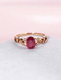 Vintage engagement ring Rose Gold engagement ring women Lab Ruby Antique Halo Unique Diamond Wedding Bridal Jewelry Anniversary gift for women All our diamonds are 100% natural and not clarity enhanced or treated in anyway. We only use conflict-free diamonds and gemstones. Description: - Vintage Exquisite Oval Ruby Ring In White Gold, Exquisite Oval Ruby Wedding Ring, Oval Ruby Wedding Ring, Exquisite Oval Ruby Ring For Wedding, Oval Diamond Cut Rings As Gift, Elegant Marquise Ruby Ring With Halo Setting, Elegant Ruby Ring With Center Stone For Promise, Elegant Promise Ruby Ring With Halo Setting, Oval Ruby Ring With Prong Setting For Wedding