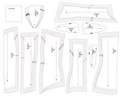 the cut out pattern for an open door with measurements and instructions to make it look like they