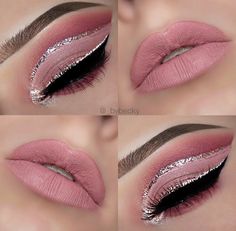 Quinceanera Makeup, Rose Gold Eye Makeup, Clay Rose, Peach Eyeshadow, Makeup Brushes Guide, Makeup Nails Designs, Dip Brow, Rose Gold Brown, Pink Eye