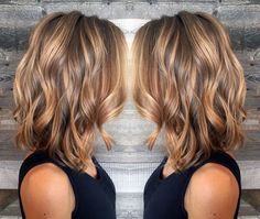 Bronze Blonde, Brown Hair With Highlights And Lowlights, Light Brown Balayage, Balayage Lob, Light Brunette, Wavy Lob, Brunette Balayage, Lob Hairstyle